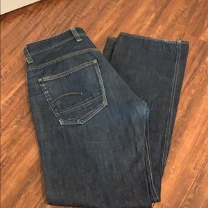 G Star Distressed Jeans. 34x34 5204 loose.